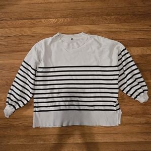 Classic Striped Crew Neck